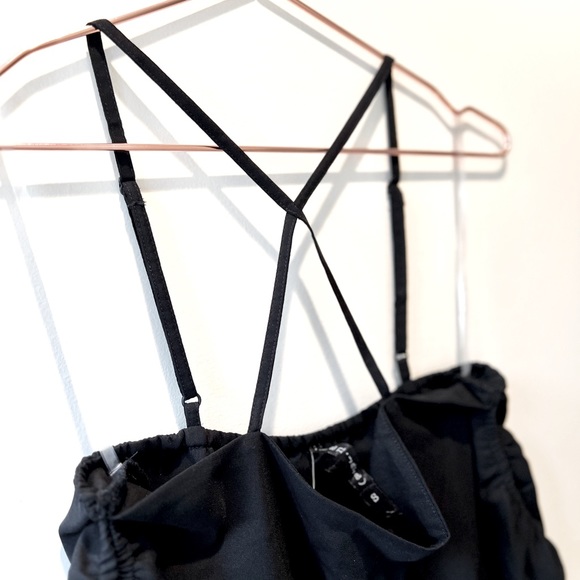 Black Off The Shoulder Blouse by Banjar NEW Size Small USA - Picture 4 of 5